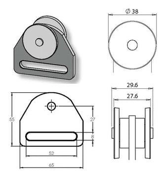 SC 7 NET HANGER ROLLER