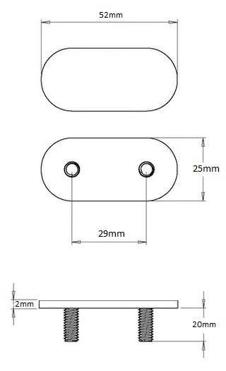 FIT 34 STAINLESS STEEL TWINFIX FITTING KIT